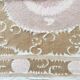 Vintage hand-embroidered tablecloth 132x146 cm