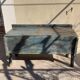 Ancient Indian furniture Damchiya blue