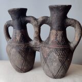 Antique berber double vessel