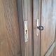Wardrobe, oak linen cupboard from 1920.