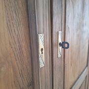 Wardrobe, oak linen cupboard from 1920.