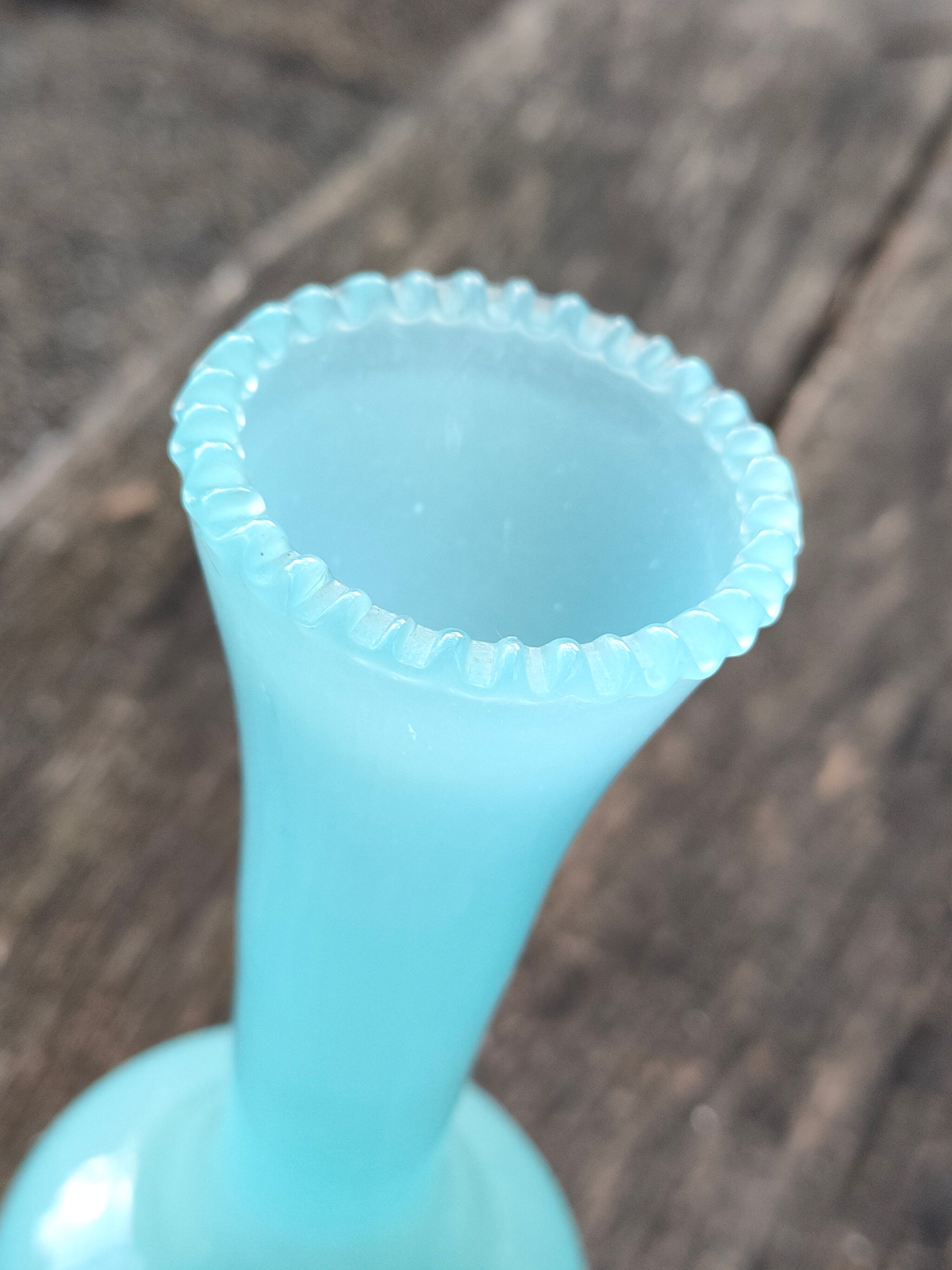 Blue Murano glass vase