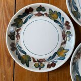 Set of 3 dessert plates M.B.F.A. Pornic