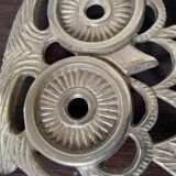 Owl trivet in golden brass