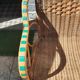 Set of 4 wicker and rattan armchairs