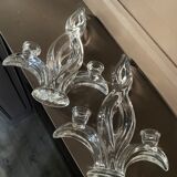 Crystal candle holders