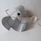 Max Sauze design brushed aluminum hanging lamp