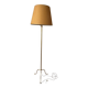 Golden brass floor lamp — French decorative style, circa 1950-1970