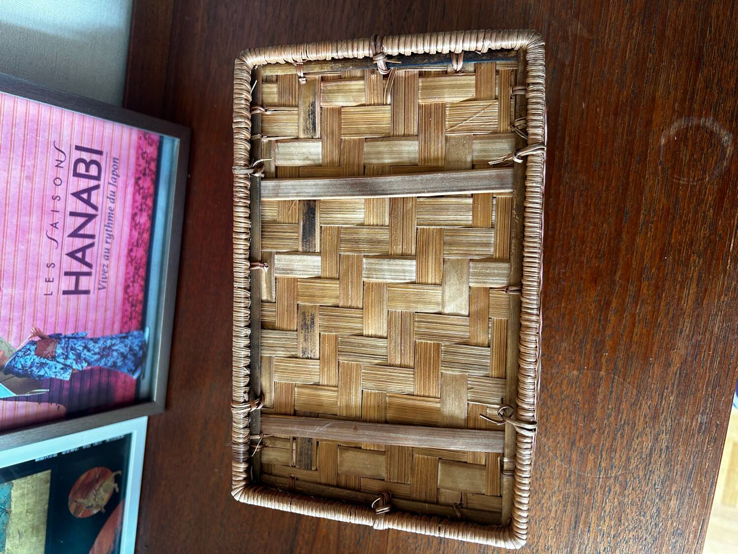 Vintage wickerwork box