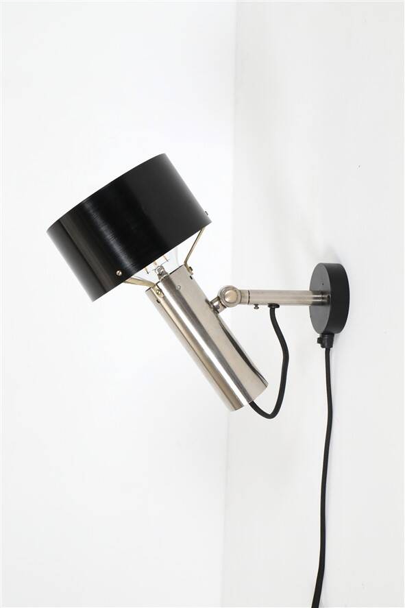 Mid-century wall spot lamp by Fredrik Fogh & Edoardo Bregani for Nordisk Solar Compagni / 1960s / 1970s
