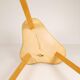 Modern Swedish Scandinavian stool in lacquered birch, 1970s.