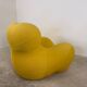 UP5_6 Big Mama Armchair - B&B Italia - Gaetano Pesce - yellow + pouf -