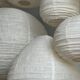 Suspension en rotin et lin naturel japonisante en forme de goutte