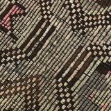 5x9 Cream Brown Handmade Kilim Rug, 151x286Cm