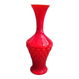 Large Italian glass vase Empoli