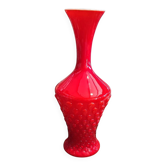 Grand vase en verre italien Empoli
