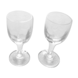 2 anciens verres à digestif epurés