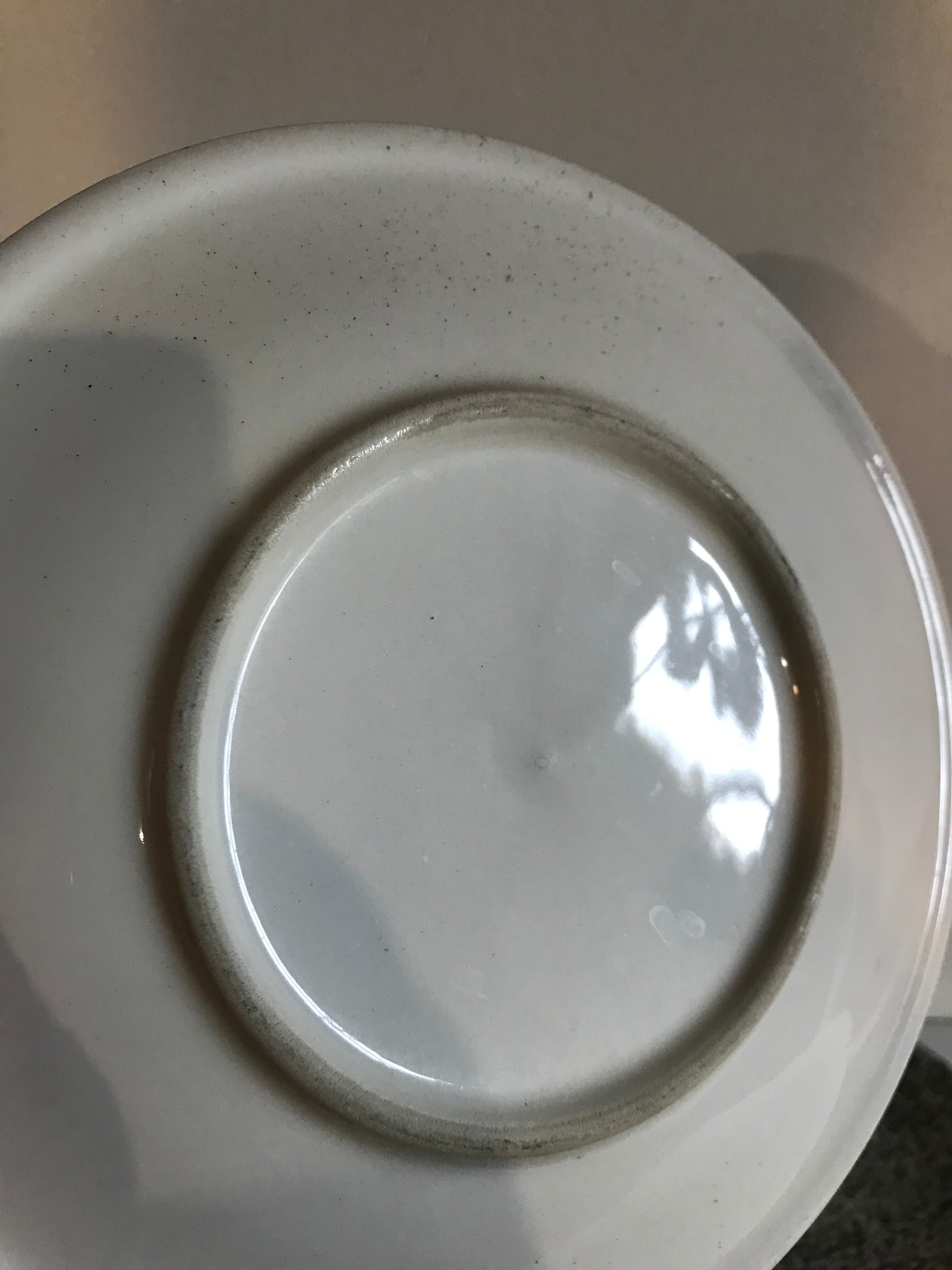 Five Ceramica Dalia dessert plates