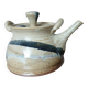 Théière en poterie estampillé vintage