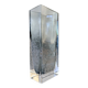 Bubble blown glass vase, 70s design