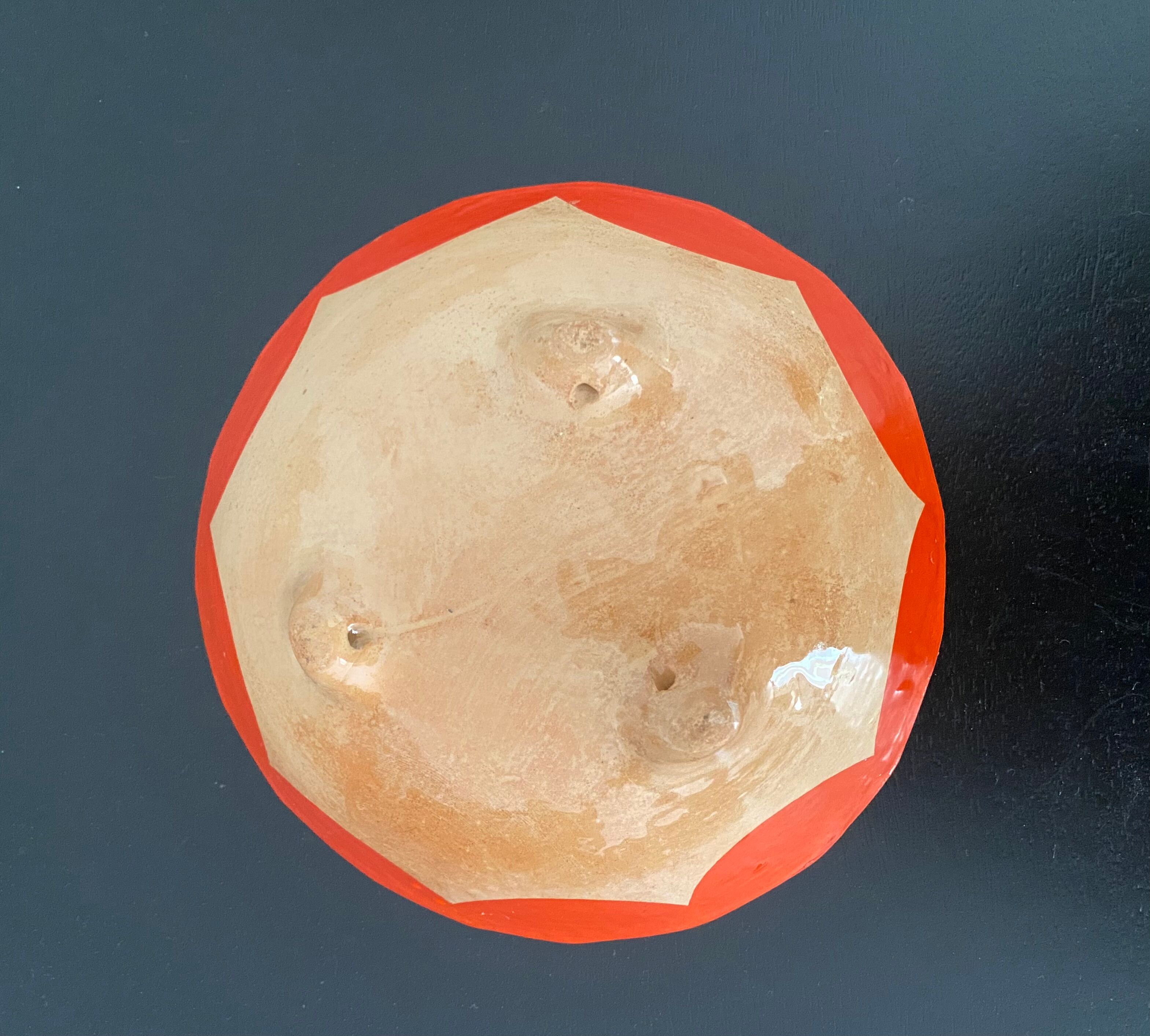 Cup, terracotta pocket empty