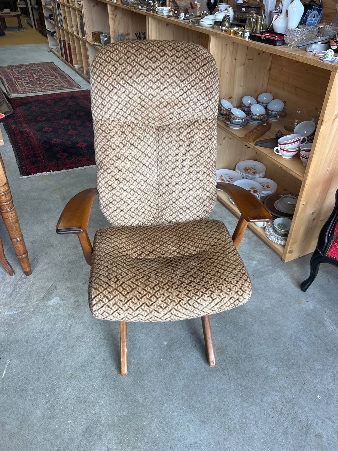 Fauteuil de relaxation vintage 4 positions