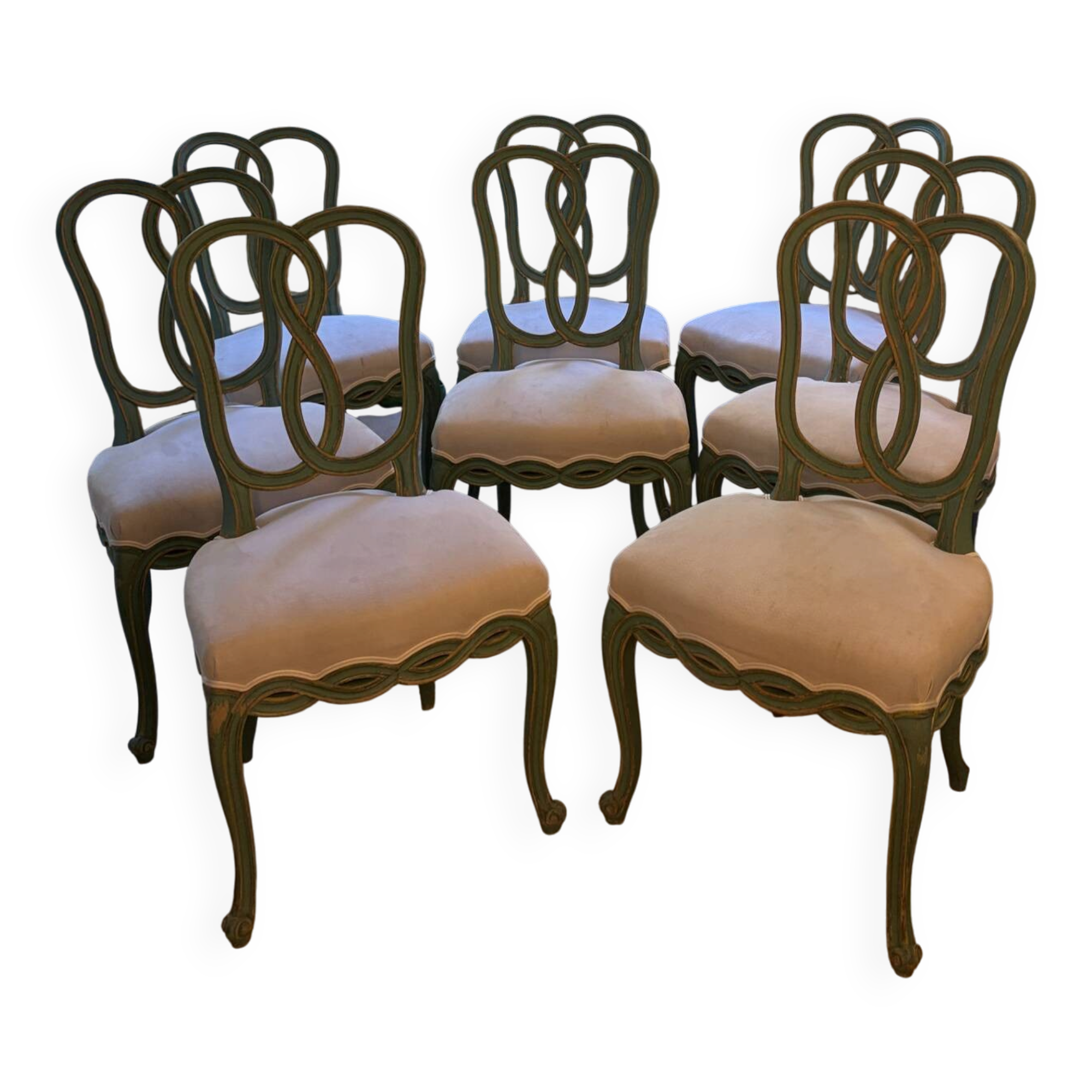 Chaises véranda turquoise