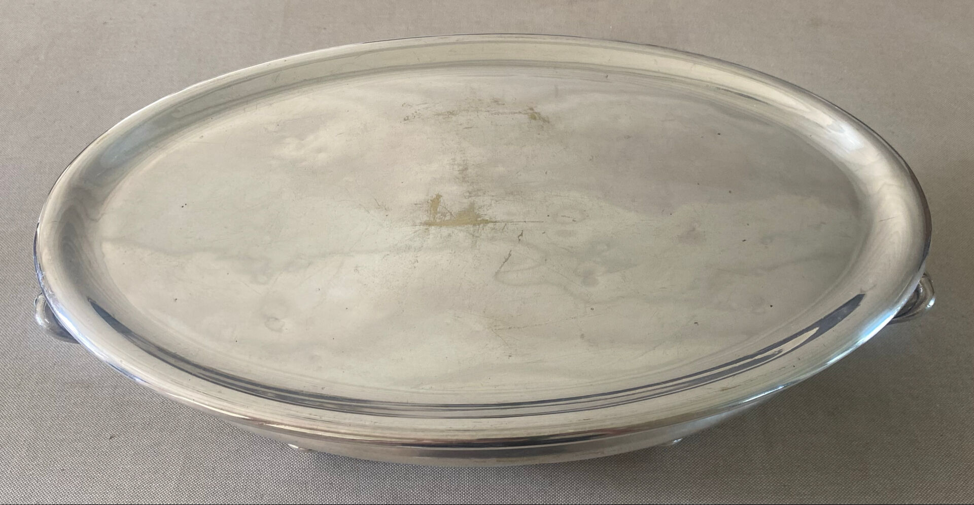 Chauffe plat Christophle en métal argenté