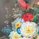 Oil on canvas W. Kerling still life with flowers