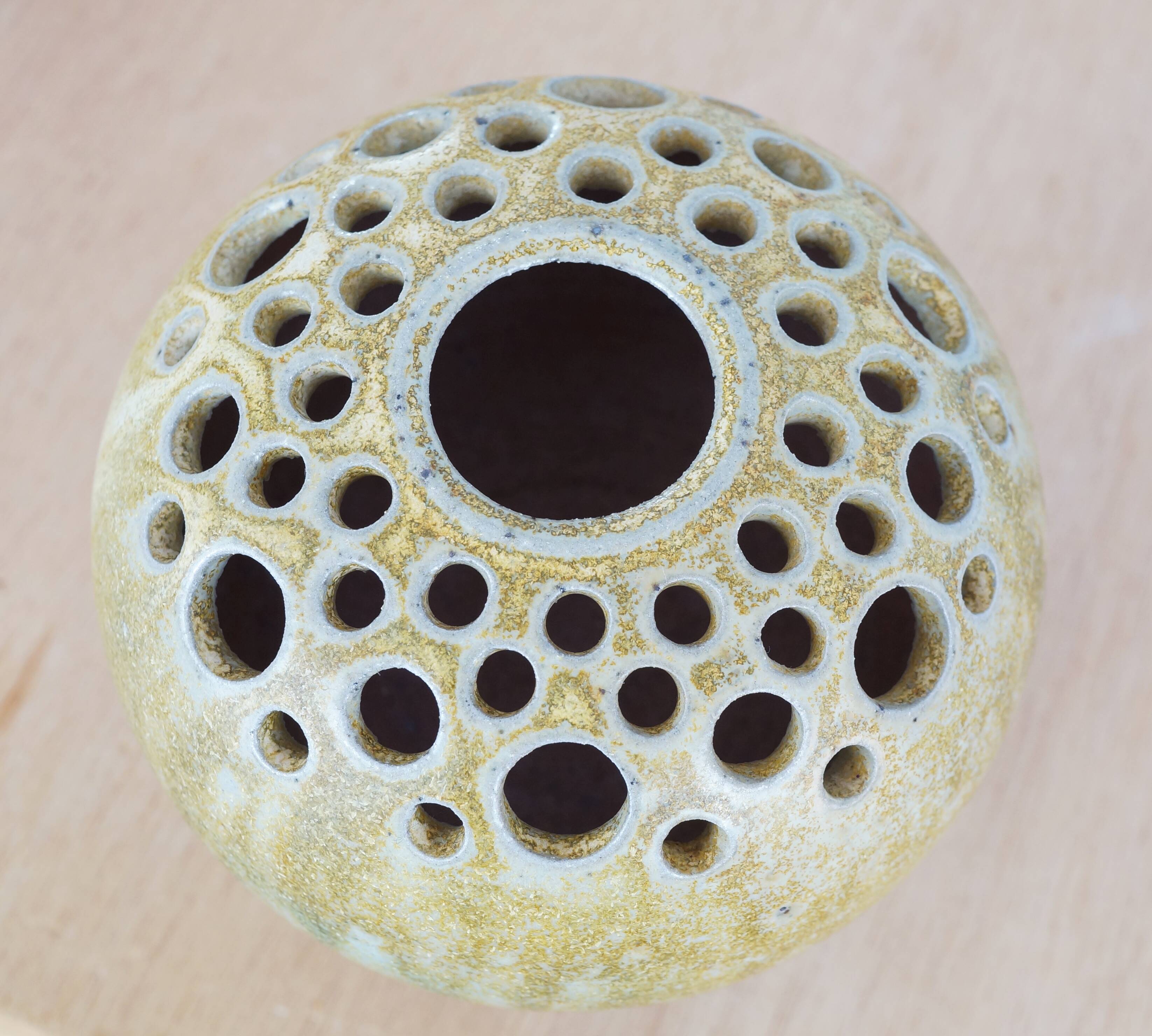 Vintage stoneware vase 70s