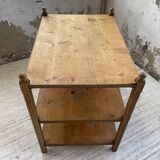 XS oak draper's table