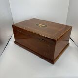 Biedermeier Box in Walnut on Oak, South Germany, 1850