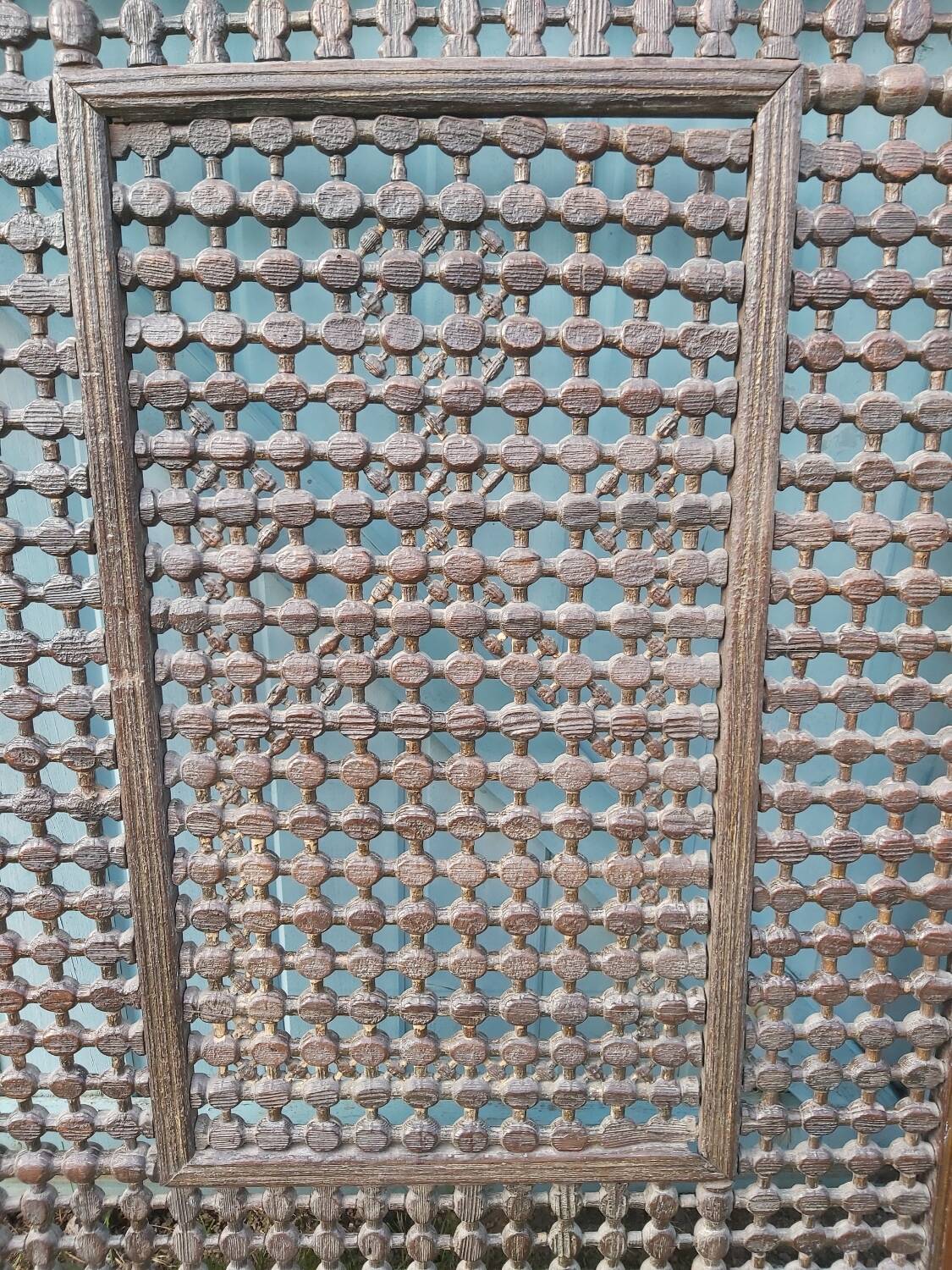Screen, wooden panel