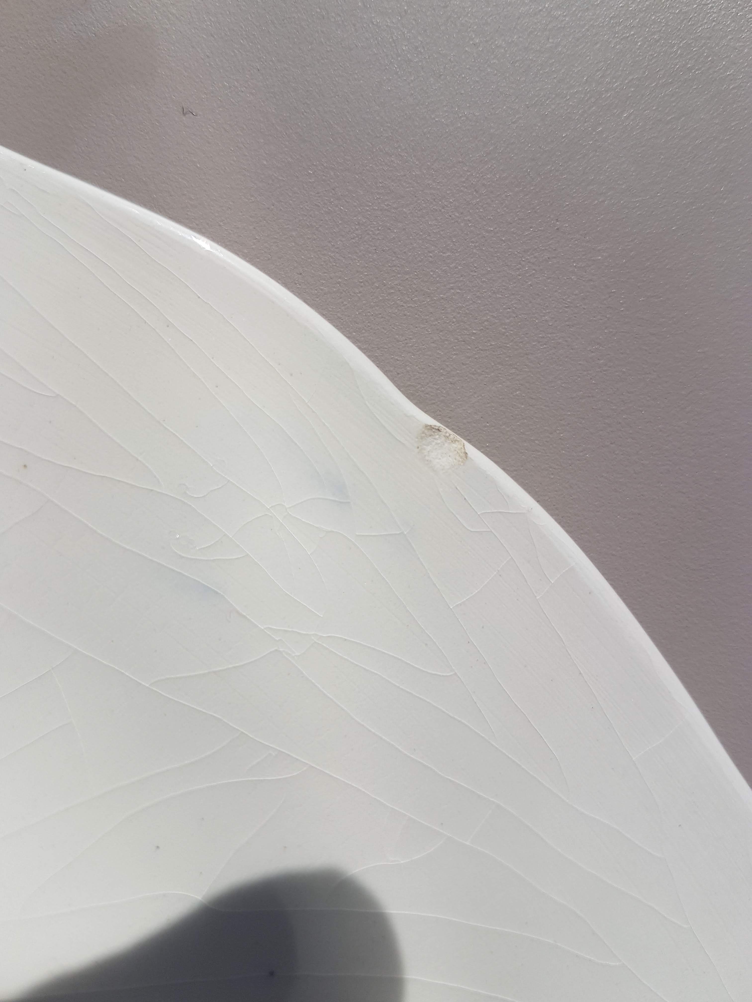 Plate Gien Earthen Floral Patterns and Bird