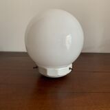 Porcelain and opaline ceiling lamp