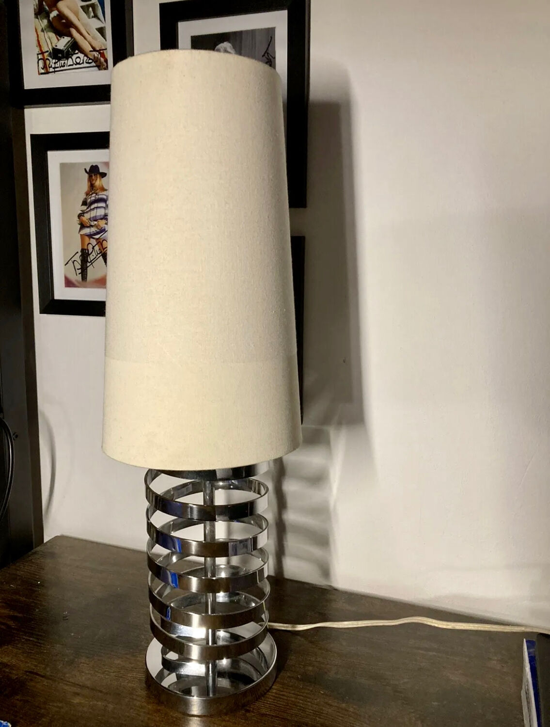 Vintage spiral lamp