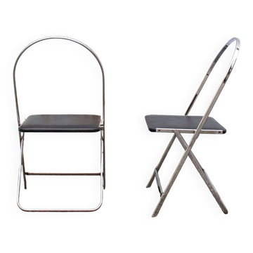 Sedie pieghevoli Aprilina di Gae Aulenti per Zanotta, 1964, set of 2
