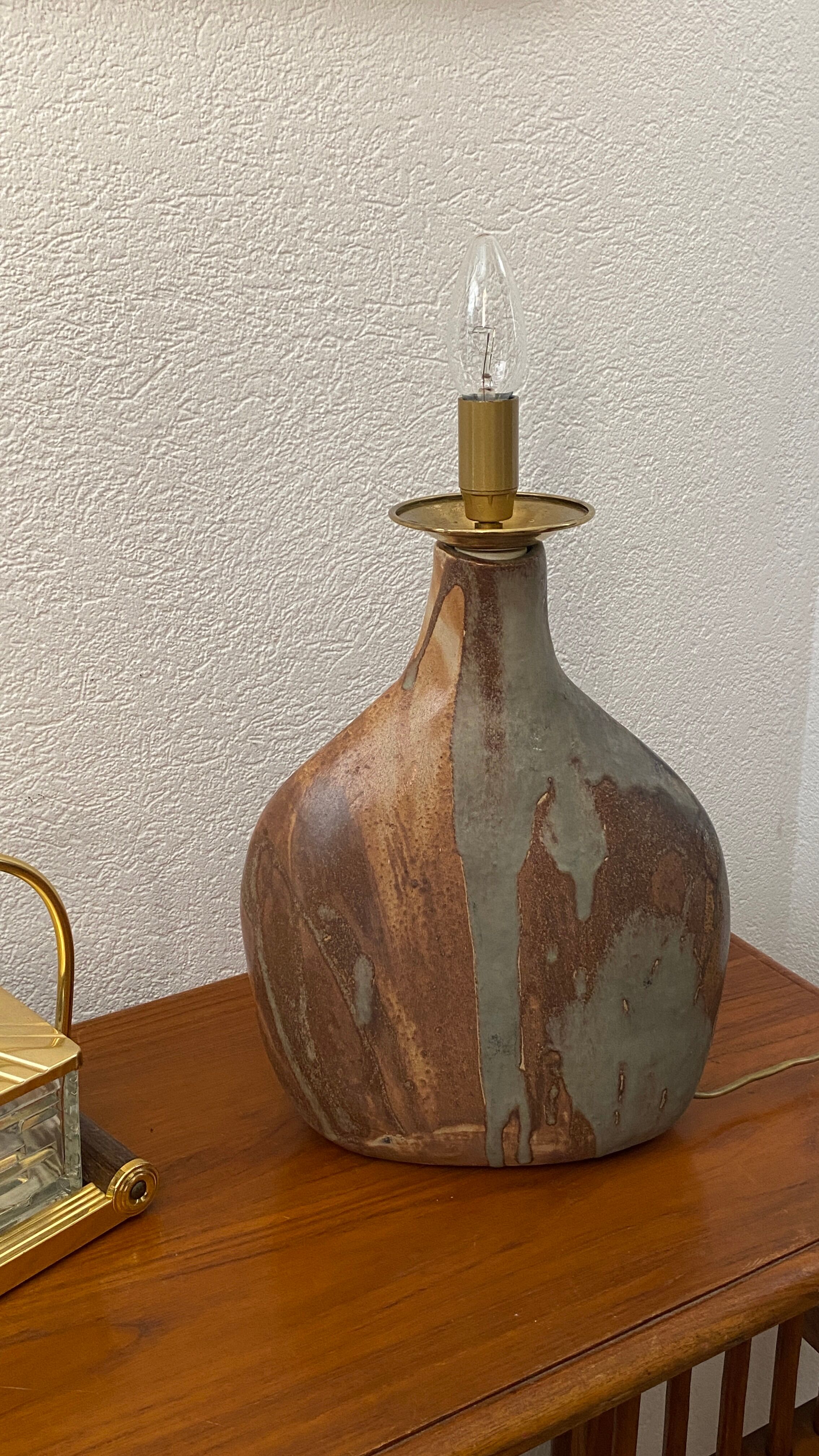 Glazed ceramic lamp, 1994
