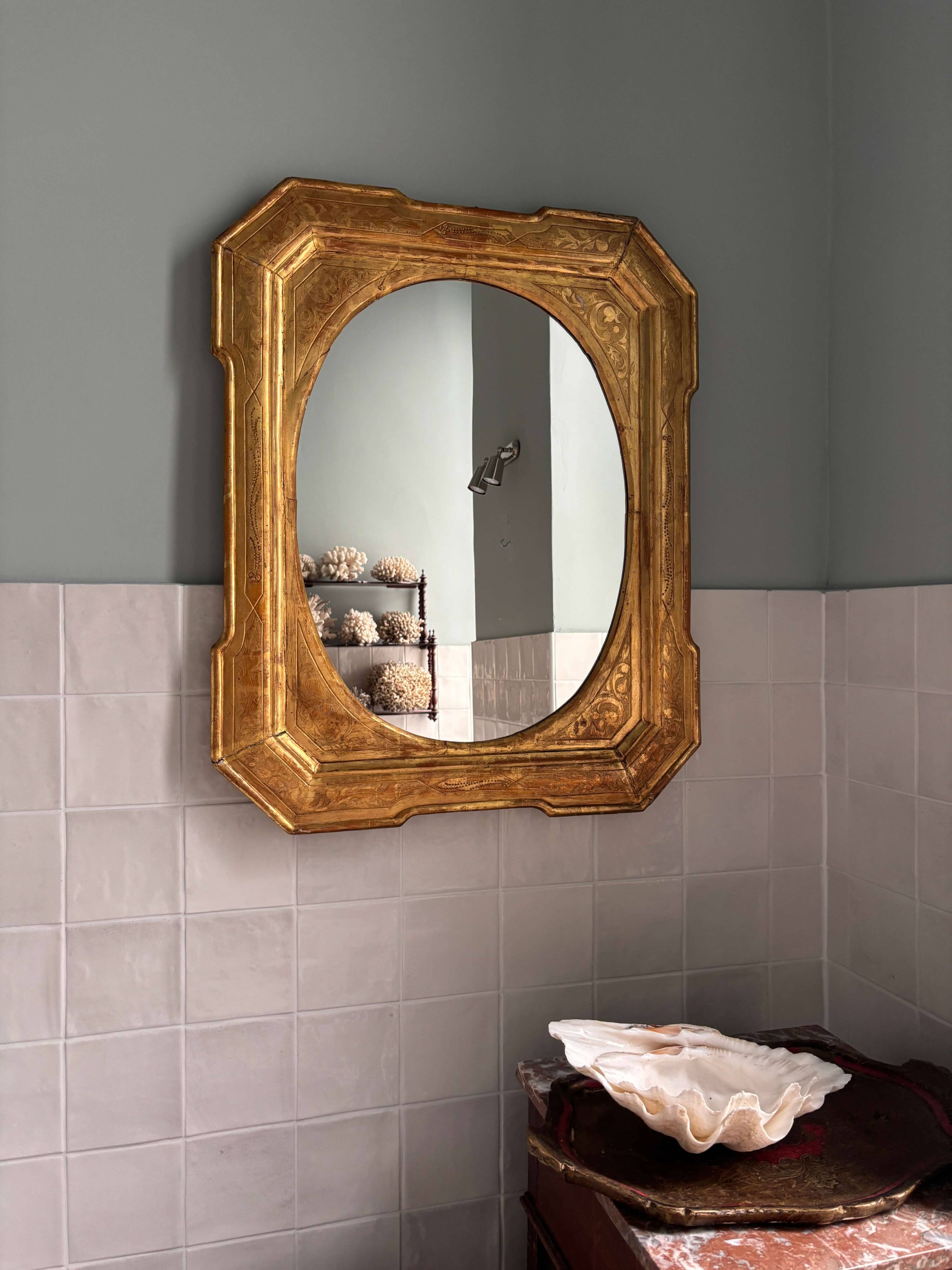 Miroir doré