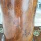 Pedestal table above marble
