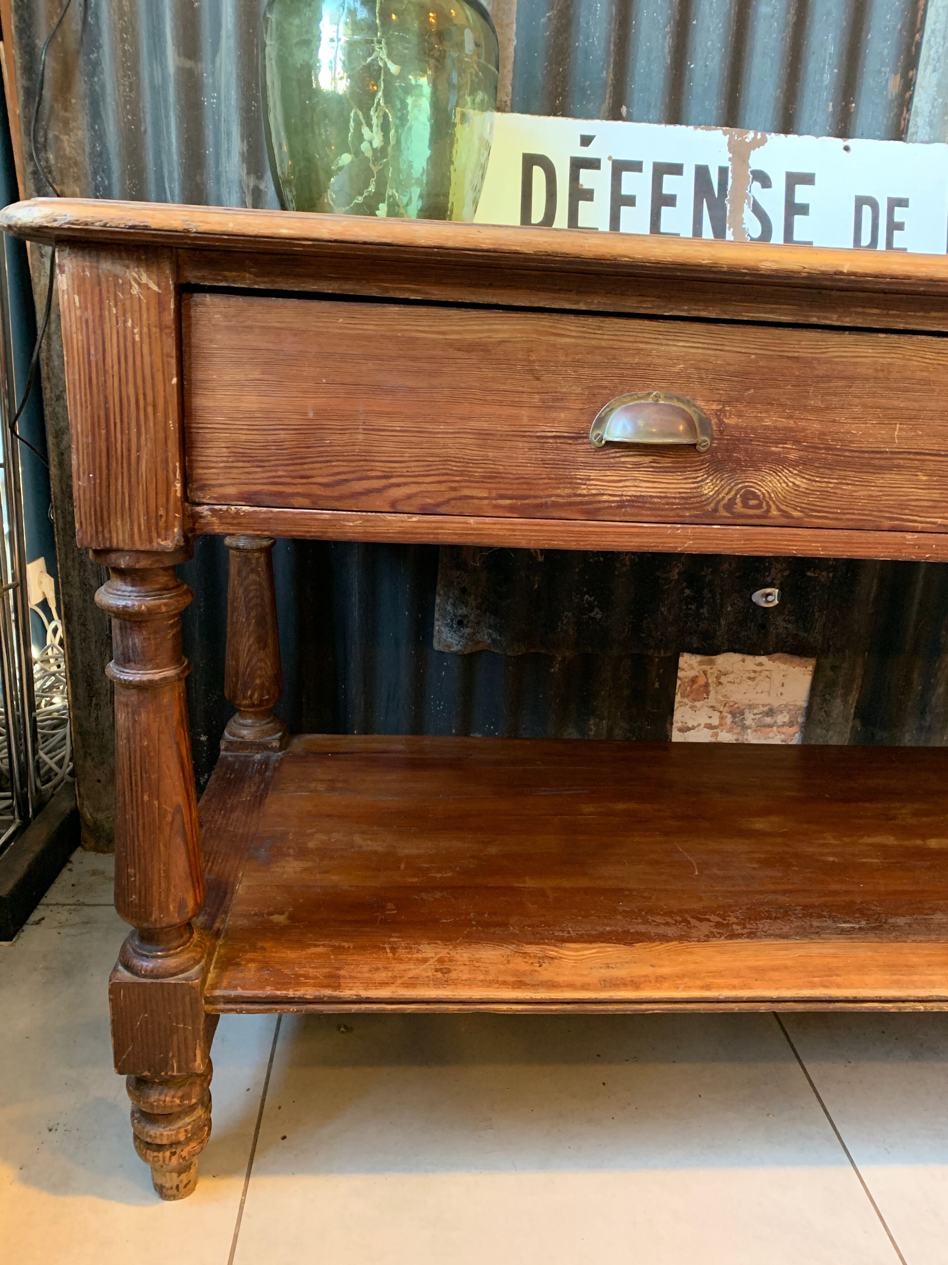 19th-century draper table