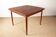 Table de repas Danoise carrée et extensible, teck, modèle 592, Arne Vodder.