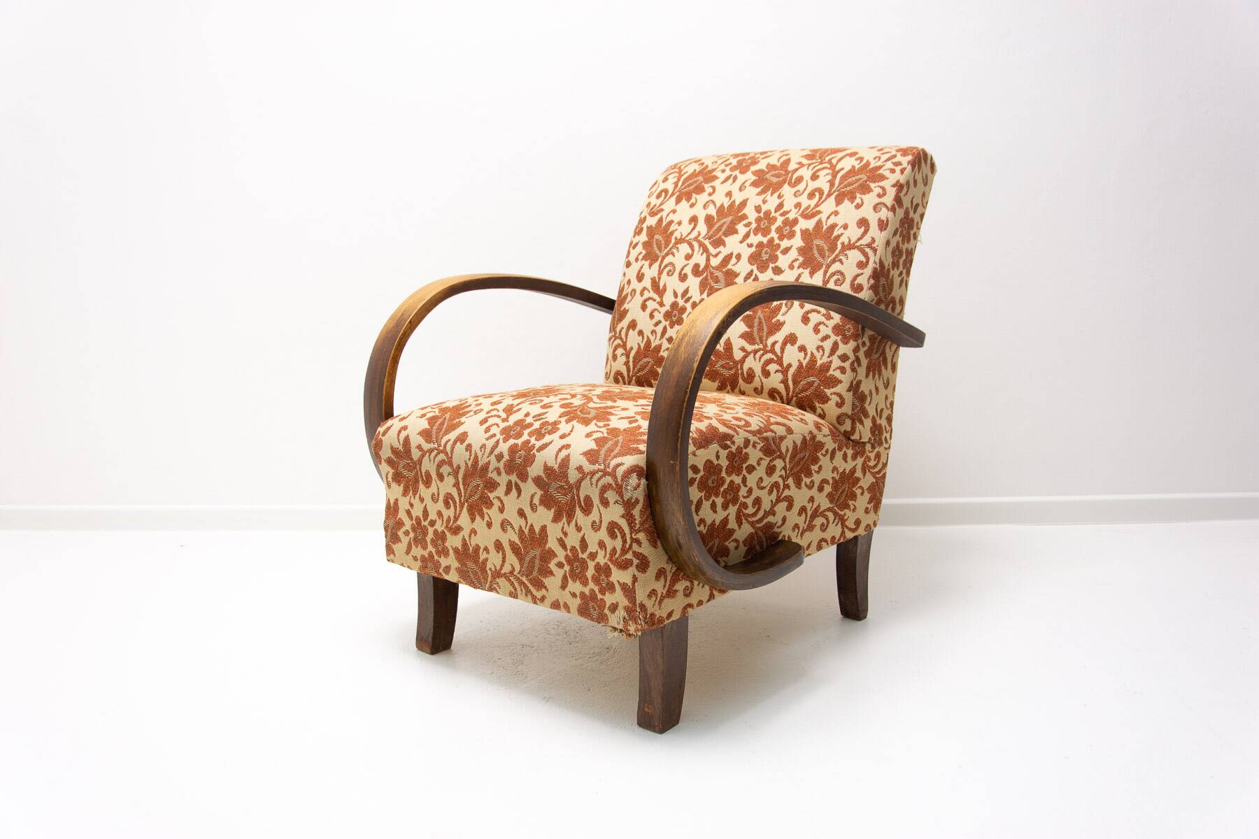 Mid century bentwood armchair by Jindřich Halabala for UP Závody, 1950´s
