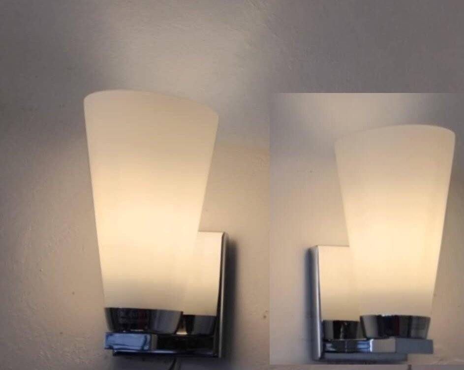 Pair of 70s-80s wall lights by Blauet