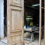 Important 19th Century Haussmann Walnut Door