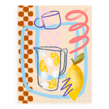 Illustration « Citronnade  » A4