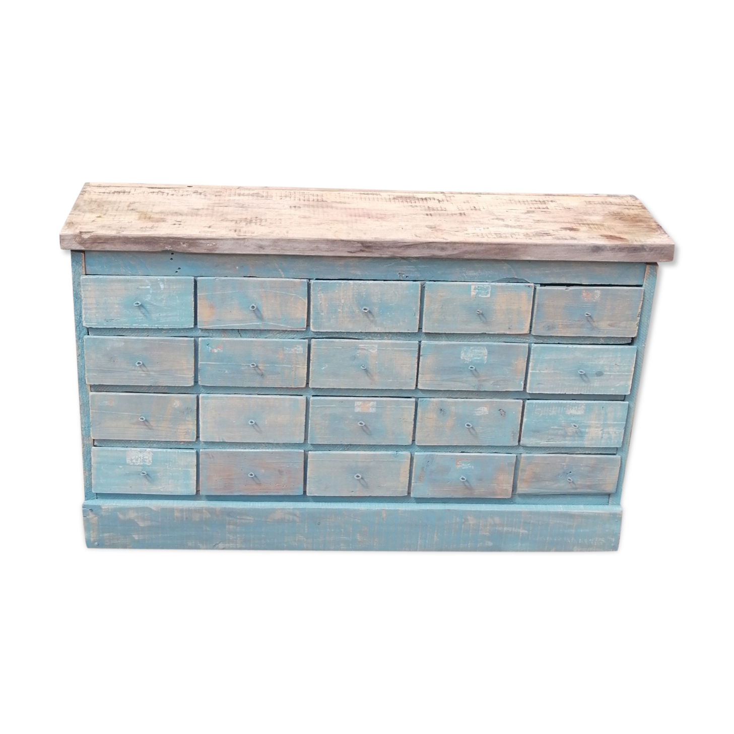 Old wooden workshop furniture