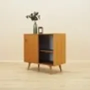Ash cabinet with sliding doors by Hjørnebo, Danish, 1960s