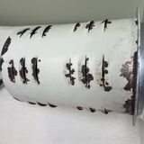 Rare industrial suspension Osram HQL – large aluminium reflector 53