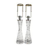 Paire de pieds de lampe de table modèle RD-1477 de Carl Fagerlund pour Orrefors